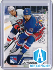 2020-21 UD Star Rookies ALEXIS LAFRENIERE #1 NY RANGERS